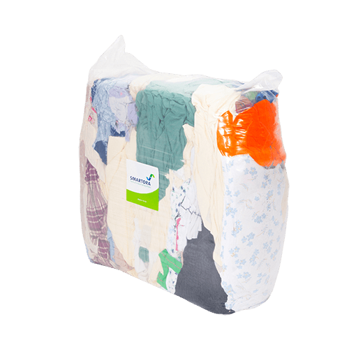 Mixed Coloured Cotton Rags 10kg- Bag