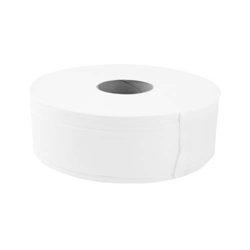 White Jumbo Toilet Rolls