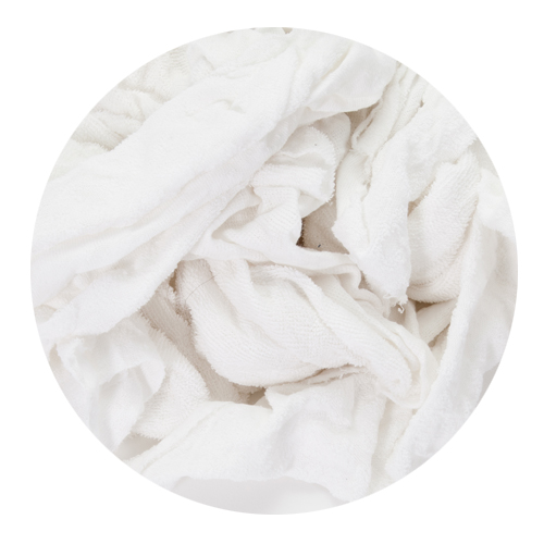 White Terry Hosiery Wipers 5/10kg - Box - Smartora Rags & Wipers