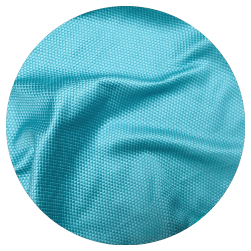Teal Fishscale Microfibre Glass Cloth