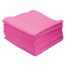 Red Microfibre Cloths (Pink)