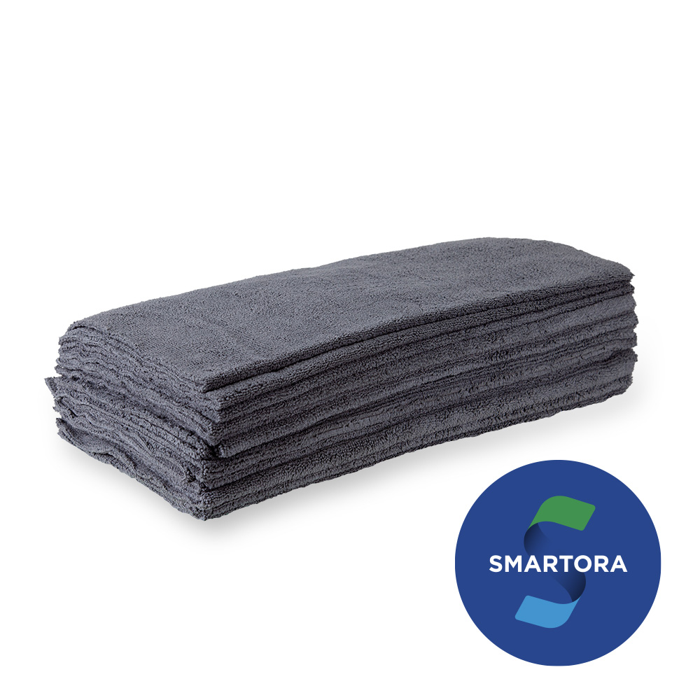 Grey Microfibre Cloths - 400gsm Luxury Weight